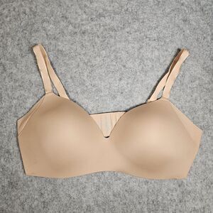 Knix WingWoman Nude Wireless Comfort Support T-Shirt Molded Cup Bra Size 42C